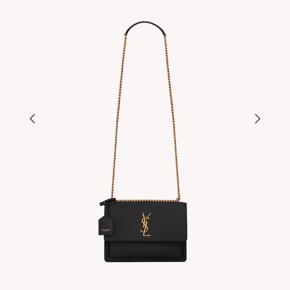 Like New! YSL Sunset Medium in Smooth Leather